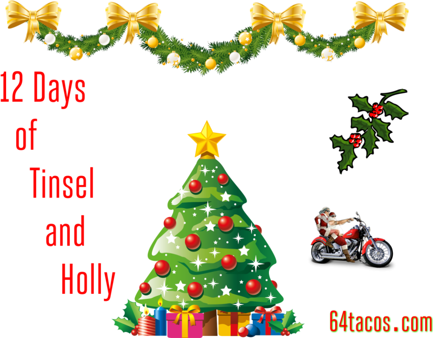 Transparent PNG Holly Christmas Ornament Decoration Tinsel Tree With Picture Frame PNG Free Download