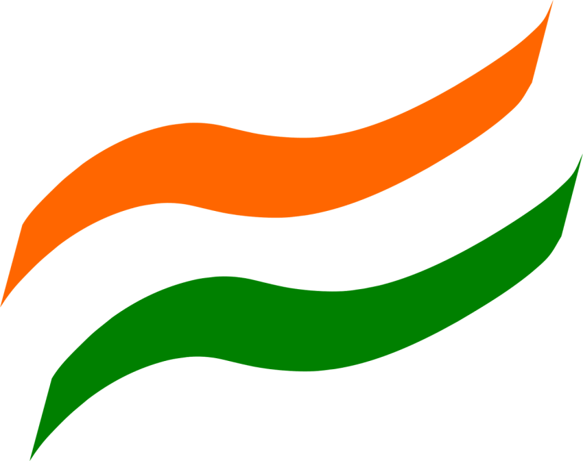 Hand Art India Flag PNG Painting Free Download