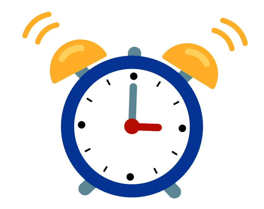 Cute Alarm Clock PNG Image