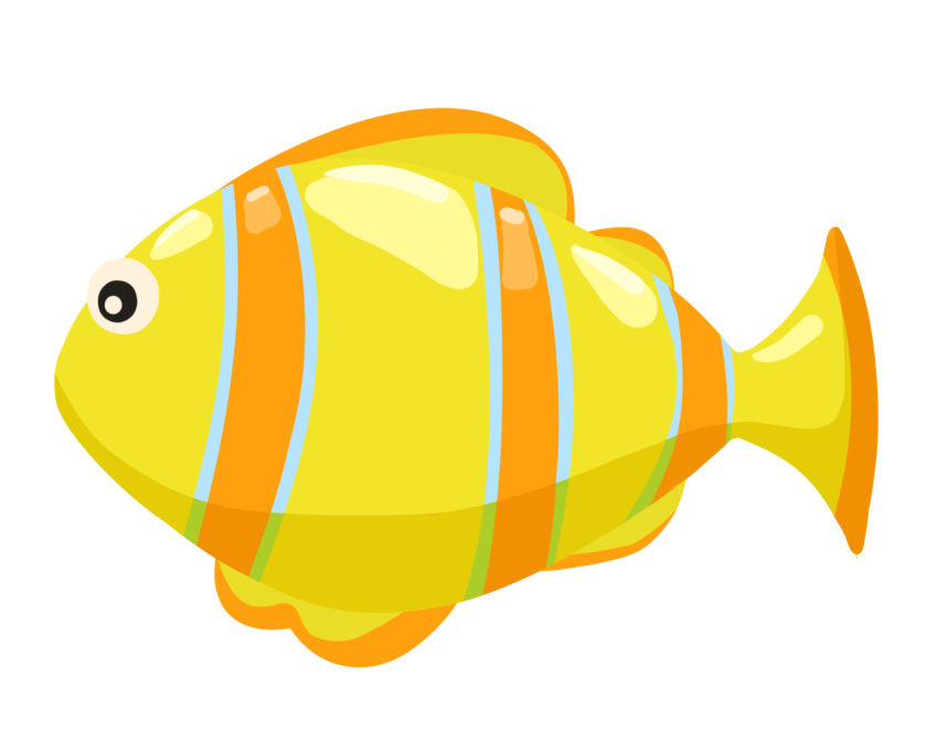 Yellow marine fish PNG Free Download
