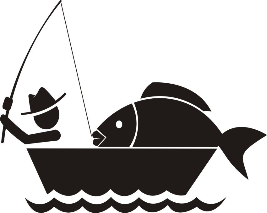 Fishing gets big fish icon PNG Free Download