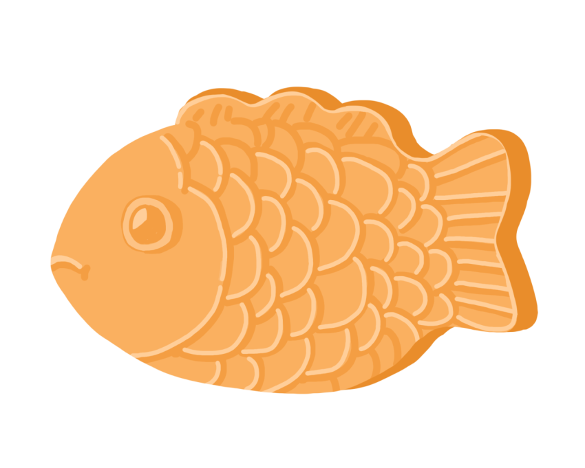 Cartoon fish delicious fish cake Download Free PNG