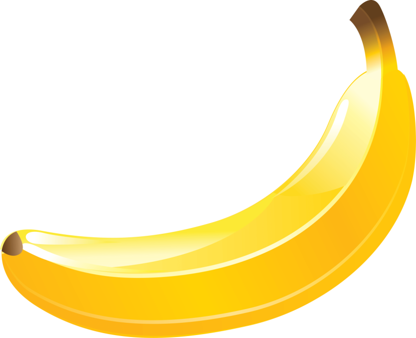 HD Gold Yellow Banana Vector Clipart Png Transparent Background Free Download