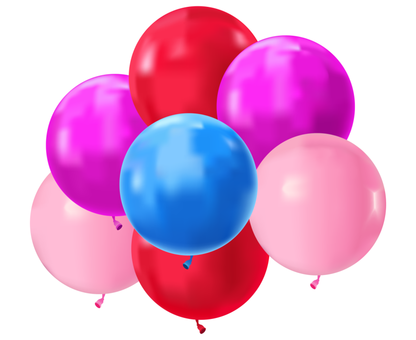 Free PNG Colorful  Balloons Drawing PNG Download