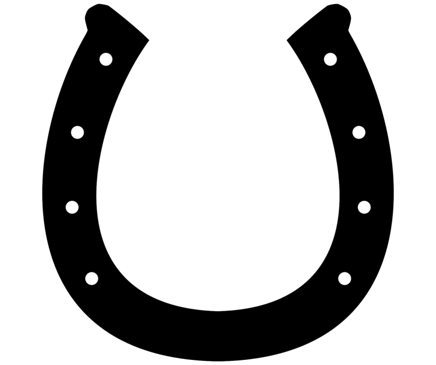 Meme Black Horseshoe PNG Image Free Download