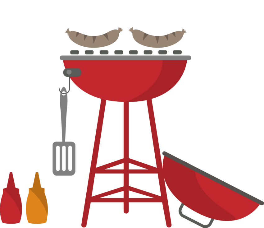 High Resolution Barbecue PNG Sticker Free Download