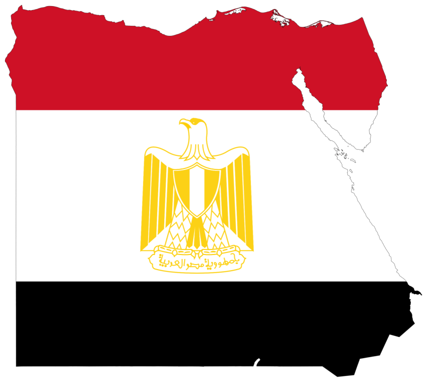 Egypt Flag PNG Painting Image Free Download