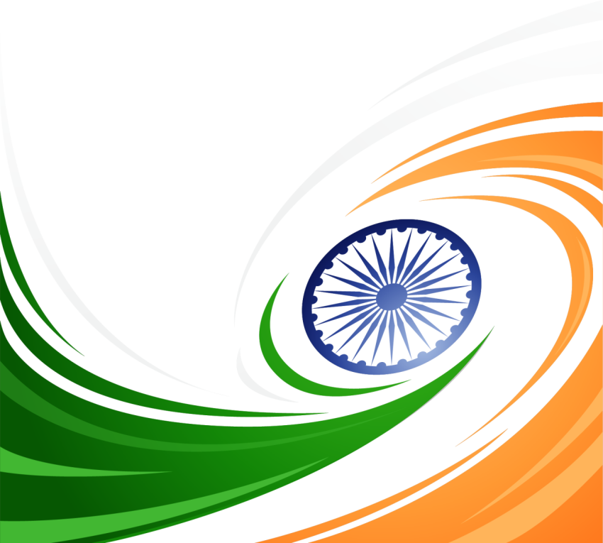 Independence Day of India Flag PNG Wallpaper Image