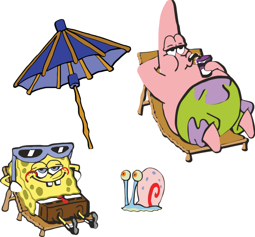 Enjoy pickneck Party Spongebob with in friends PNG Picture Free Transparent Background