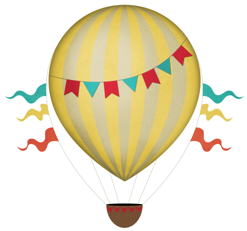 Flying Air Balloon PNG Image Free Download
