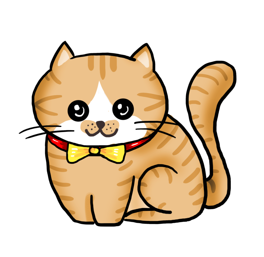Cat cat cat illustration hand painted PNG Free Download