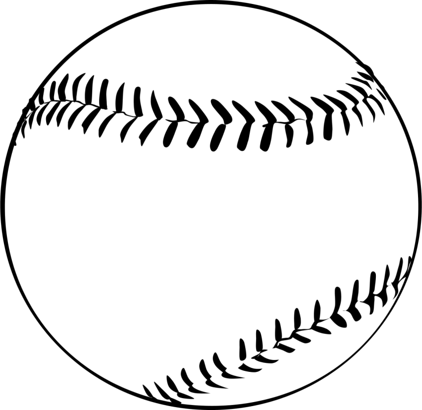 White Clipart Baseball PNG Image Free Download