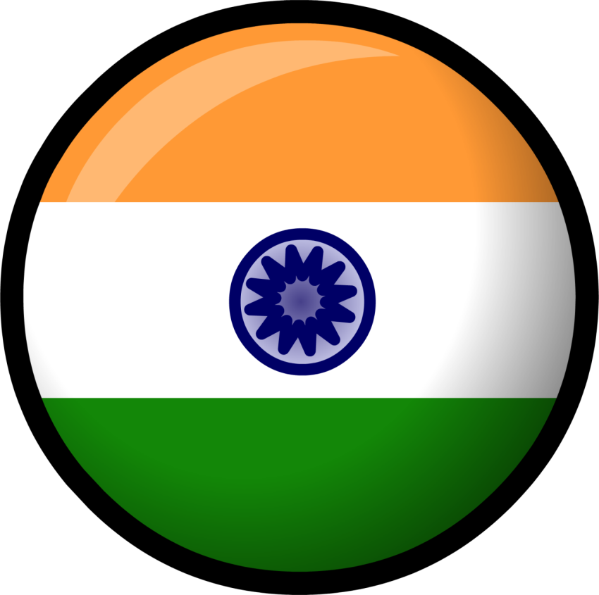 3D India Flag PNG Round Circle Image & Icon & Logo Free Download