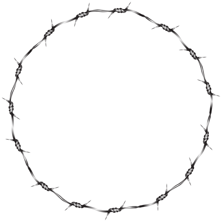 High Resolution Barbwire PNG Border Free Download