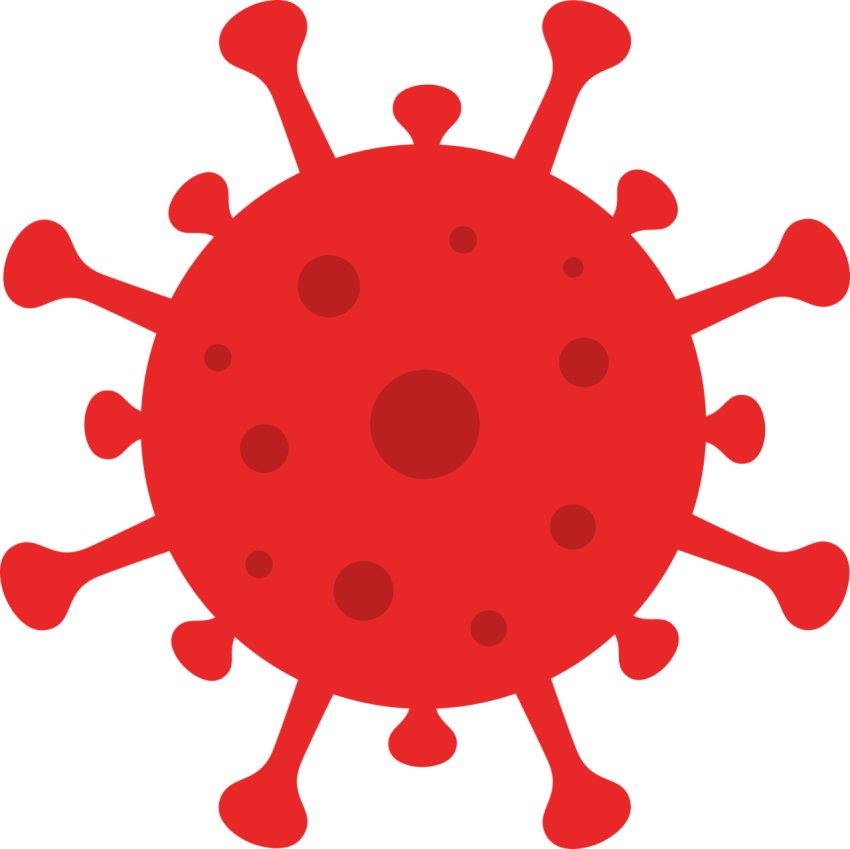 Red Stop Coronavirus PNG Image free download