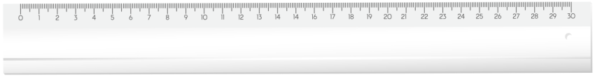 White Ruler PNG Scale Image Free Download