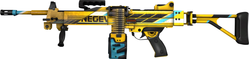 Negev yellow color gun