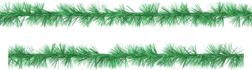 Green Decoration Tinsel Transparent Background  PNG Image free download