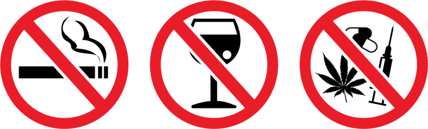 Anti Drugs Emblem, Substance Free icon PNG