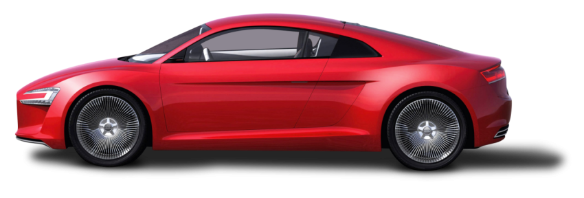 Red Electric Car PNG Image Free Download
