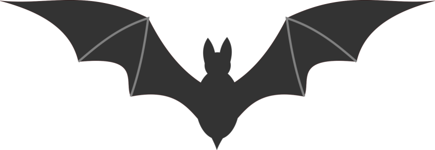 Black Bats clipart free download