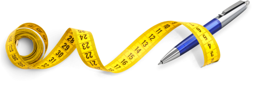 Tailor Tool On Measure Tape PNG Transparent Image Free Download