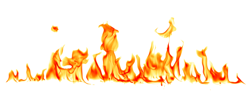 Transparent 3d fire flame burning effect png free download