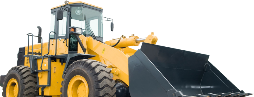 PSD Half Bulldozer Crane  PNG Picture