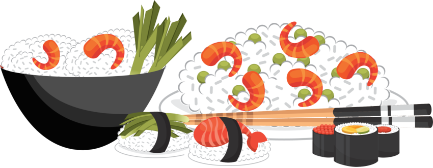 Pixel Sushi PNG Food Template Image Free Download