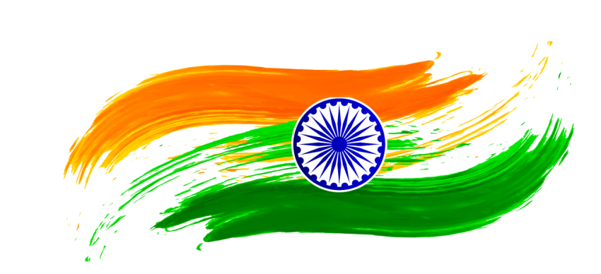 Editing India Flag PNG Transparent Image