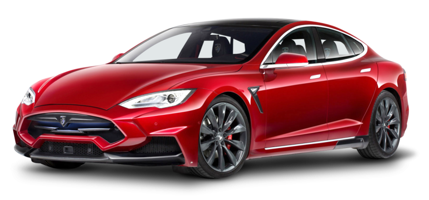 Clipart Red Electric Car PNG Image Free Download