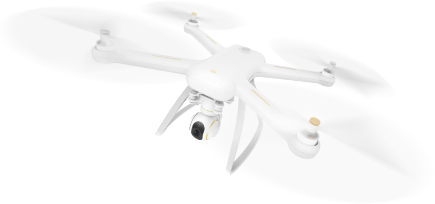 White Mini Drone PNG Image Free Download