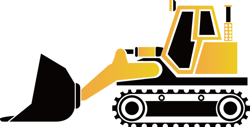 PSD Computer Icon On Bulldozer PNG Icon, Logo Free Download