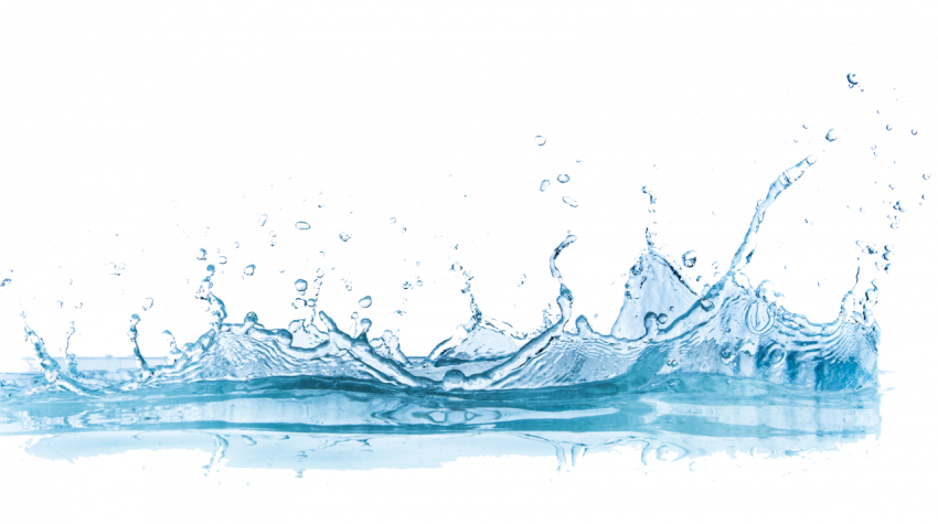 Blue Water splitter with drops png free