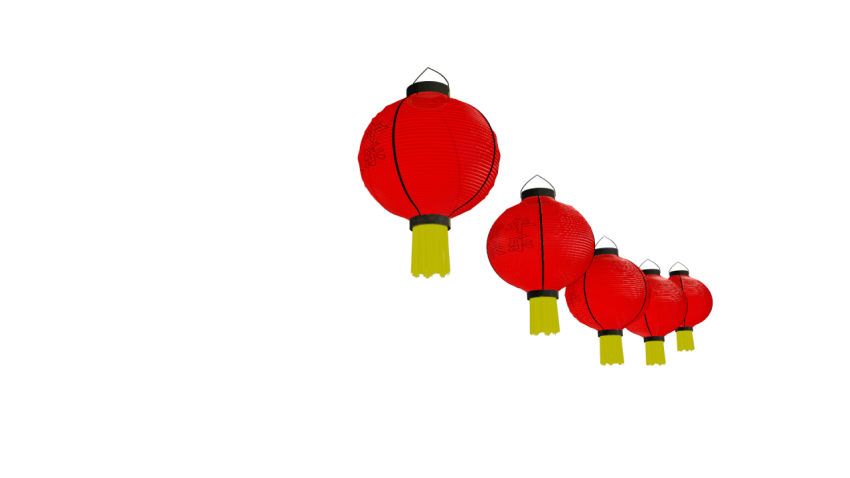 Transparent Vector Tangled Red Lantern PNG Art Free Download