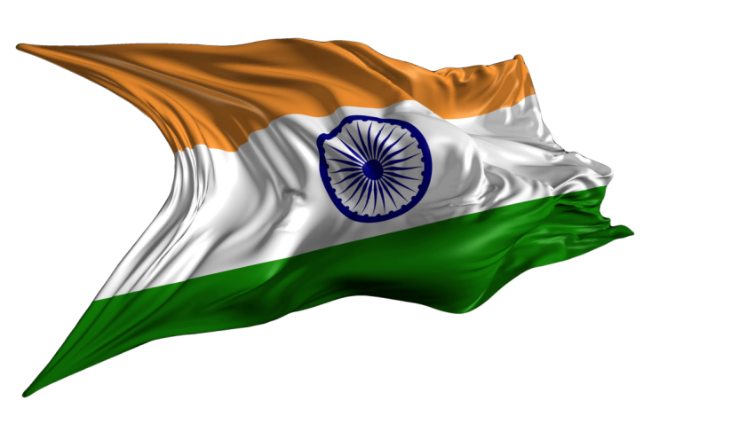 Stock Free Waving India Flag PNG Image Free Download