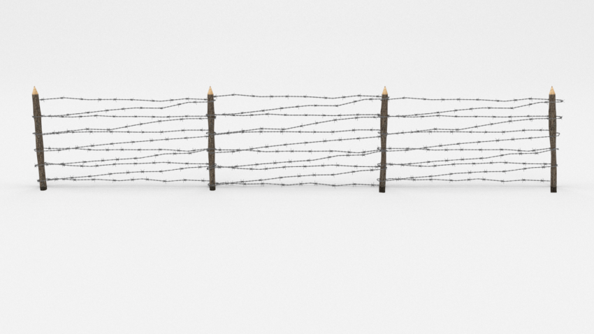 Barbed wire fence wire obstacle low poly  barbwire Free png download