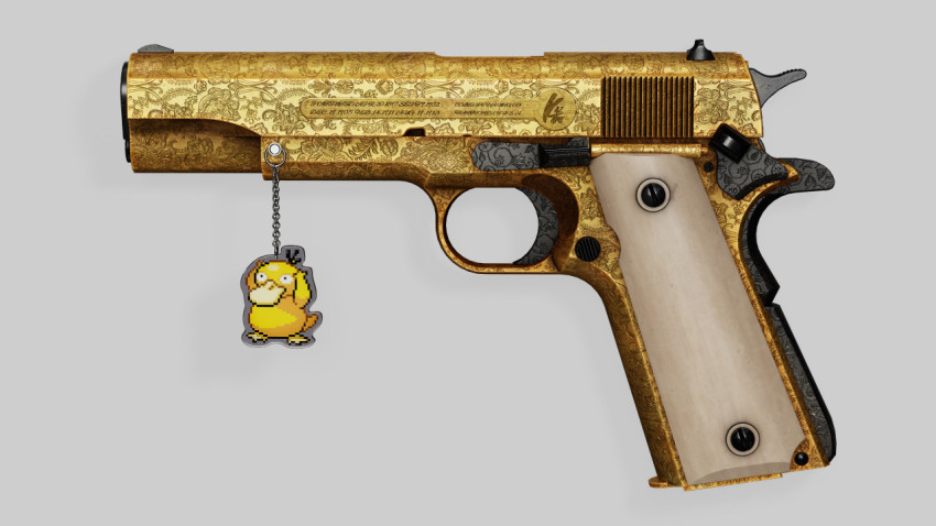 Gold Hand Gun, Gun PNG Images, Weapons HD Pictures- Free Png Posted by Kazami xin 19113