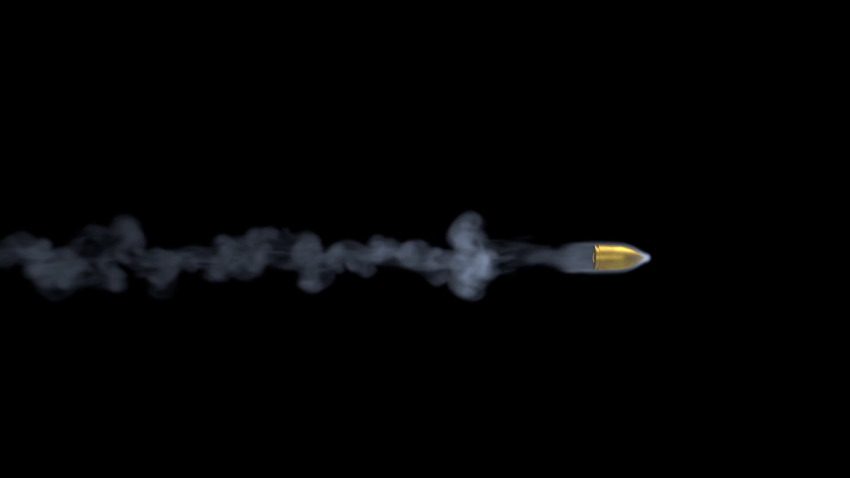 computer generated representation of a flying bullet smoke png free download