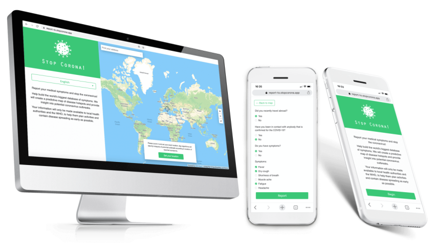 Stop Coronavirus PNG Social Media poste Free Download