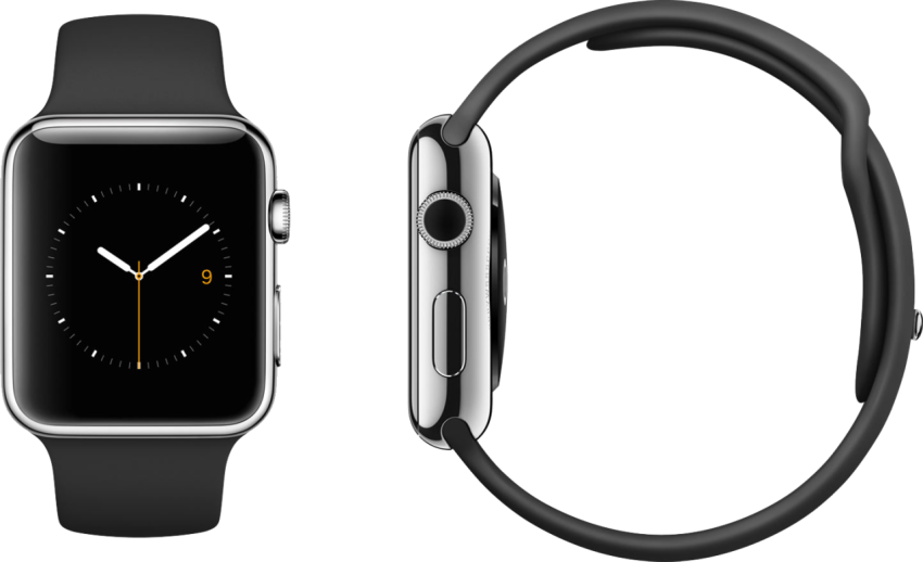 Black Apple Watch PNG Image Free Download