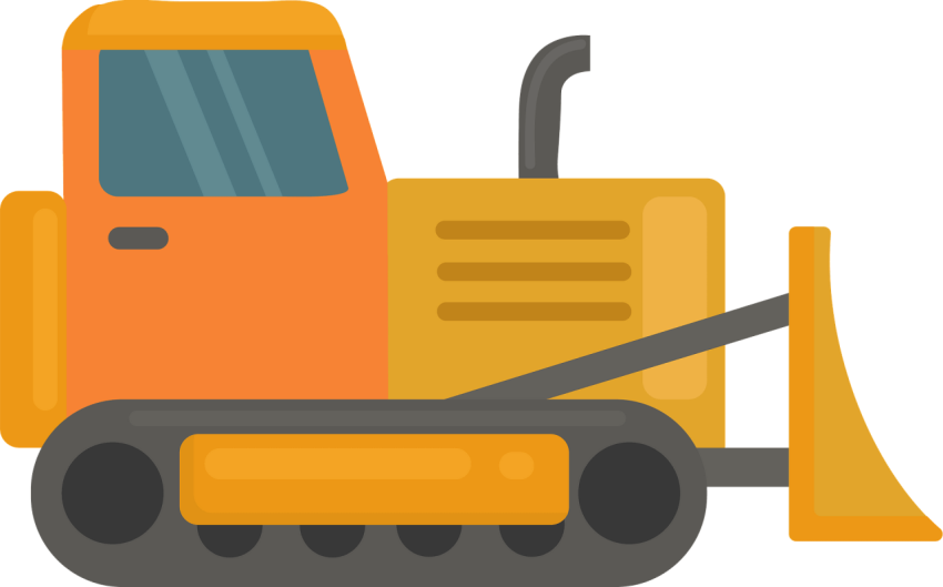 Svg cartoon Bulldozer PNG Icon Free Download