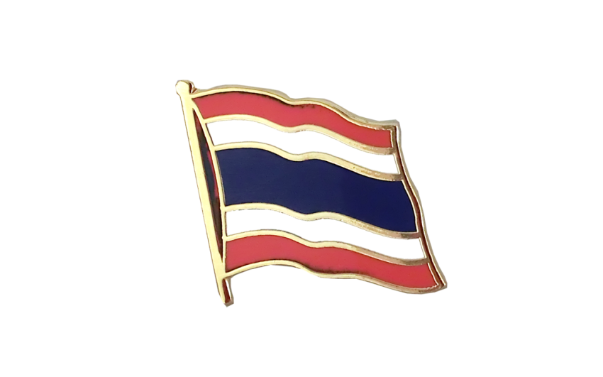 Transparent Background Thailand Flag PNG Waving Image