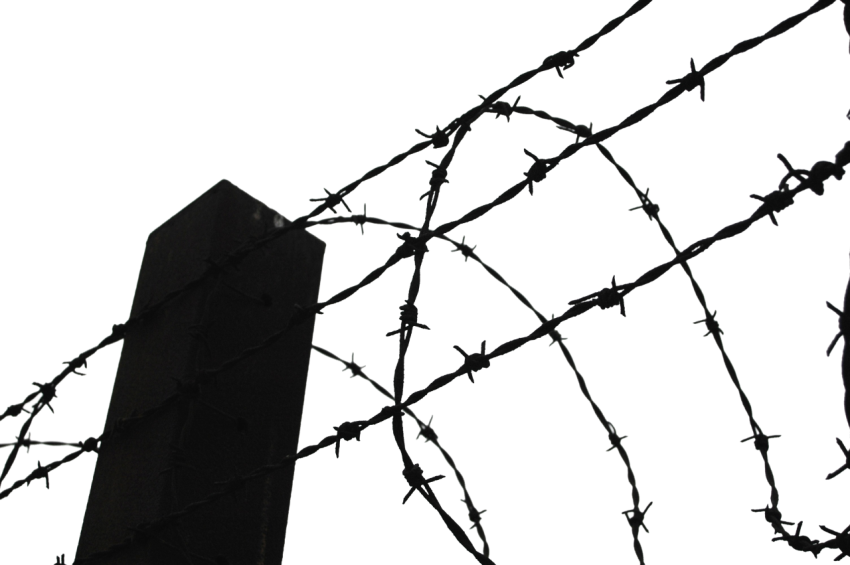 Silhouette Barbwire PNG Logo Free Download