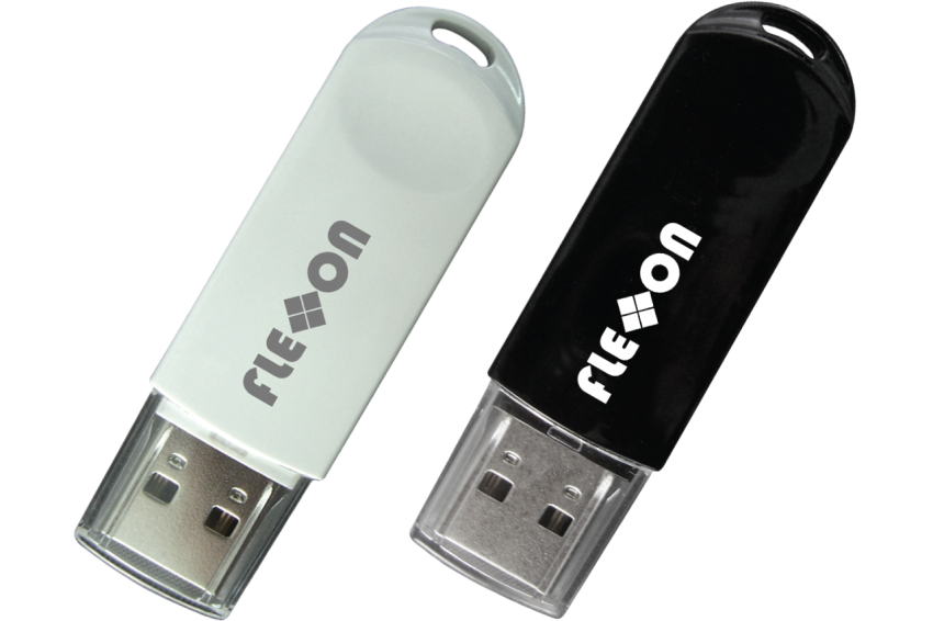 Black & White Usb Flash PNG Pair Image