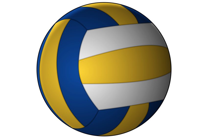 Word Volleyball with Transparent  PNG Image