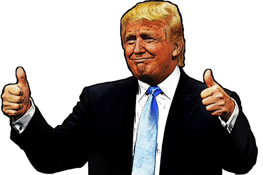 Donald Trump Okay PNG Sticker & Temple image