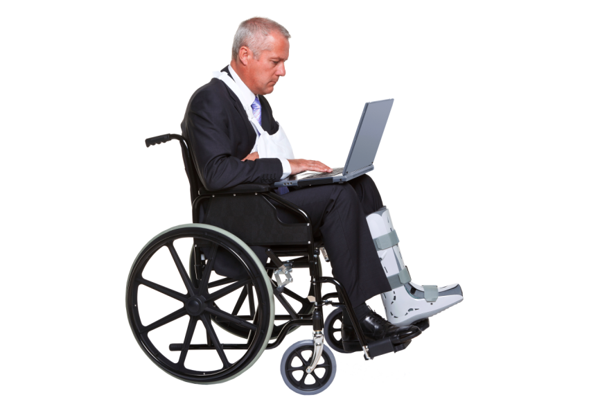 Person sit on Wheelchair PNG Image Free download