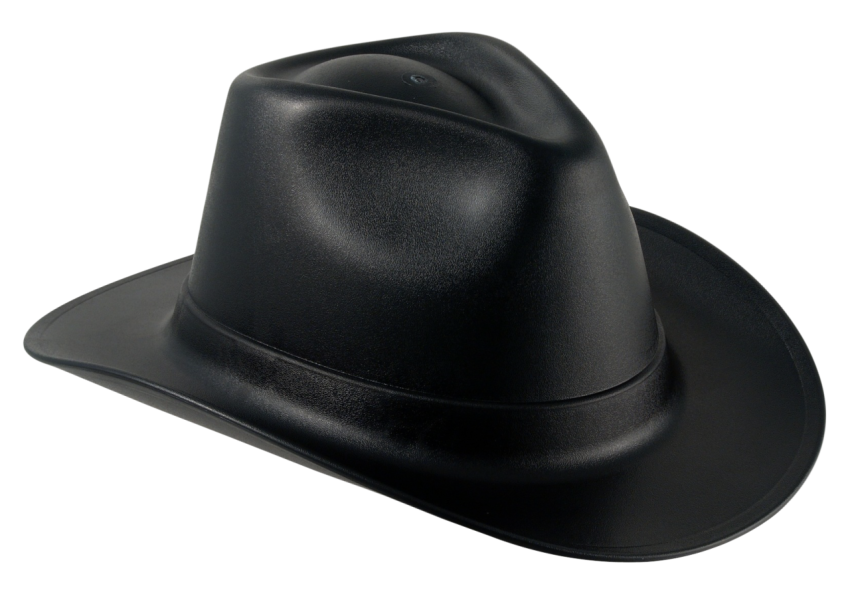 Animated Black Cowboy Hat  PNG Transparent Image