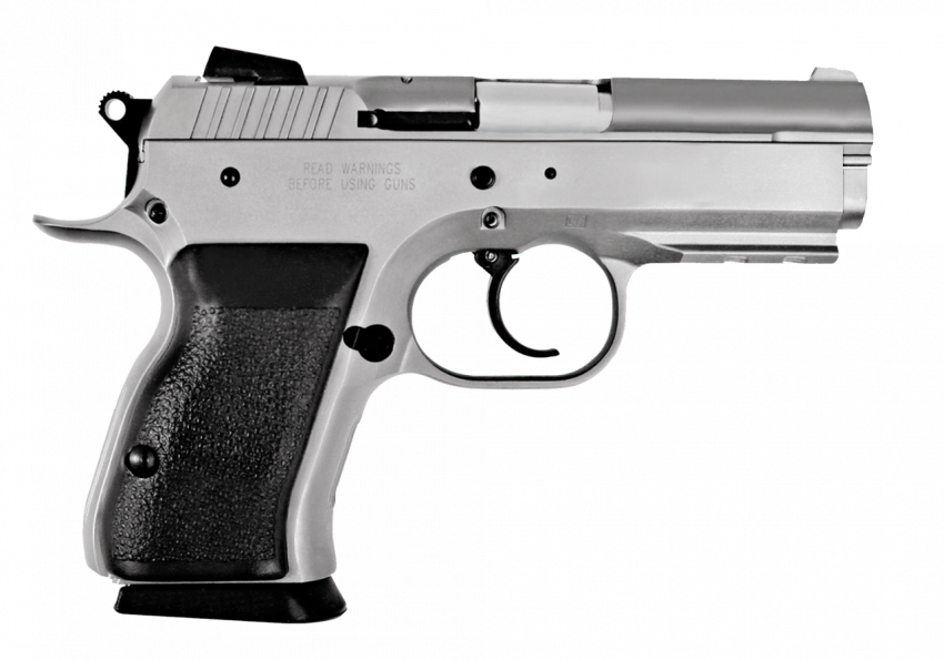 Silver Pistol 3d pistol gun render png free download
